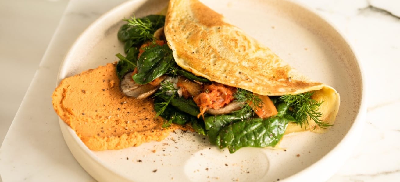 Hero-image of an omelette